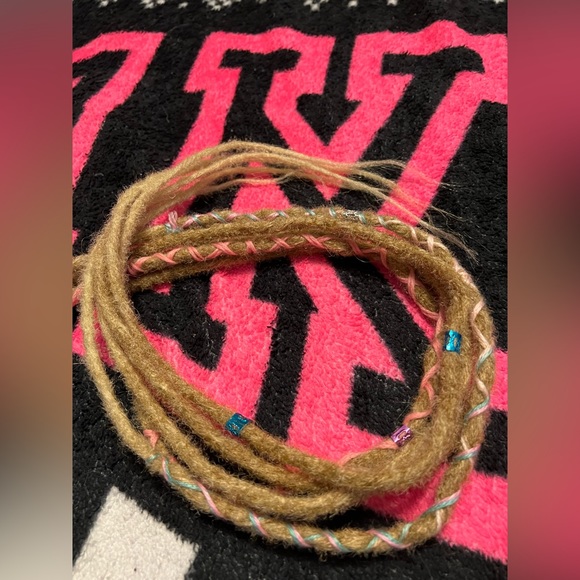 Handmade 36 Inch synthetic Dreadlock Extensions. The color is 27/613 - Picture 10 of 10